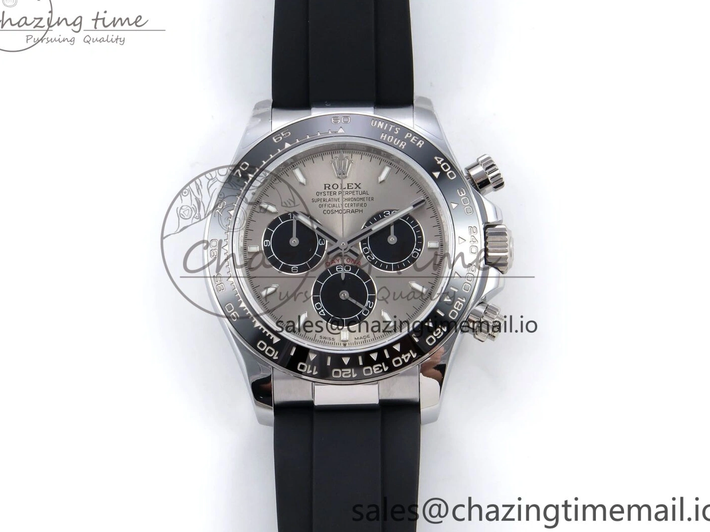 MiroTime 0520 SunProtective Daytona 126519 QF 1:1 Best Edition Gray Black Dial on Oysterflex Strap SH4131 V6（Gain Weight） 1203
